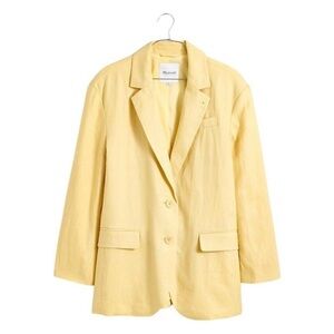 Madewell linen oversized blazer New With Tags